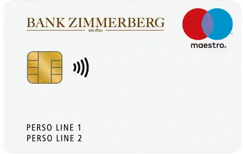 Bank Zimmerberg Debit Mastercard Kreditkarten und Prepaid