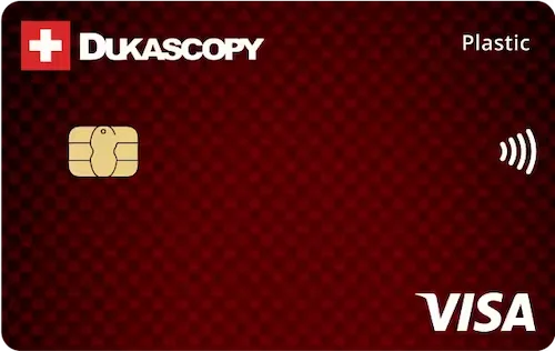 Dukascopy Bank physical and virtual debit cards
