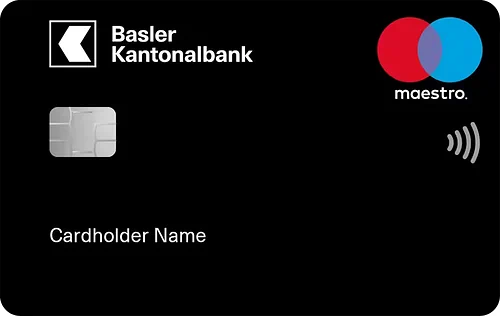 Basler Kantonalbank Maestro Karte EUR